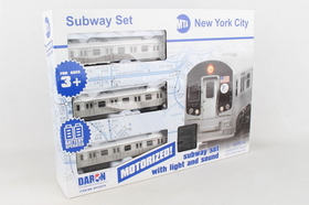 Daron NY23075 Mta 3 Piece Train Set W/Track