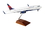 SkyMarks SKR8206Skymarks Delta 737-800 1/100 W/Gear & Wood Stand Nc