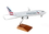 SkyMarks SKR8244 American 737-800 1/100 New Livery W/Wood Stand&Gear