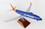 SKYMARKS Southwest 737-800 1/100 W/Gear & Wood Stand Heart, SKR8250