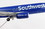 SKYMARKS Southwest 737-800 1/100 W/Gear & Wood Stand Heart, SKR8250