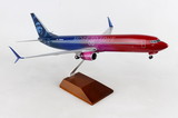 SKYMARKS Alaska 737-900 1/100 More To Love W/Wood Stand&Gear, SKR8269