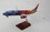 SkyMarks SKR8297 Soutwhest 737Max8 1/100 Imua One W/Wood Stand &Gear
