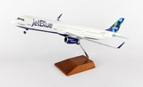 SKYMARKS Jetblue A321 1/100 Prism W/Wood Stand & Gear, SKR8321