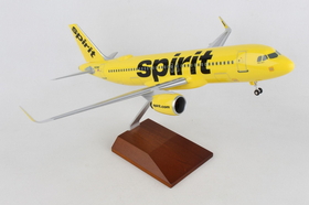 SkyMarks SKR8369 Spirit A320Neo 1/100 W/Wood Stand & Gear &Wifi Dome