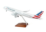 SkyMarks SKR8405 American A321 1/100 W/Wood Stand & Gear