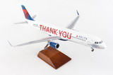 SKYMARKS Delta A321 1/100 Thank You W/Wood Stand & Gear, SKR8425