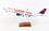 SkyMarks SKR8425 Delta A321 1/100 Thank You W/Wood Stand & Gear