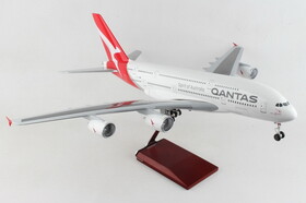SkyMarks SKR8502-1 Qantas A380 1/100 With Wood Stand & Gear New Livery