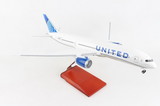 SKYMARKS United 787-9 1/100 W/Wood Stand & Gear New Livery, SKR9006