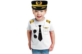 Daron Children'S Pilot T-Shirt Youth Small, SOC18250
