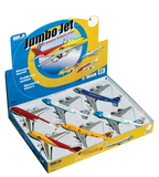 Daron TM627 Jumbo Jet Pullback Toy 6 Piece Assortment