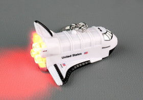 Daron Space Shuttle Keychain W/Light & Sound Discovery, TT80477