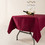 Muka Rectangle Tablecloth - Washable Polyester Table Cover for Dinner, Buffet Table, Parties & Wedding