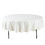 Muka Ivory Round Tablecloth - 120 Inch Decorative Fabric Table Cover for Dining Table