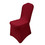 Muka 6 Pcs Red Stretch Spandex Chair Cover for Wedding Party Meeting Dining Banquet Event