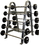 Troy Barbell BB-10 Double Sided Barbell Rack. Stores 10 barbells.