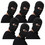 TOPTIE 6 Pieces Face Bandana Balaclava for Men Women, Sun UV Sunscreen Hat Reusable