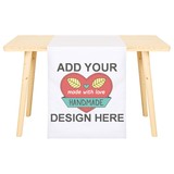 Toptie Custom Table Runner Personalized Tablecloth Limited Print Your Logo Design Photo Text for Trade Show, Advertising, Party, Event, Wedding, Exhibition