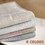 TOPTIE 6-PCS Washable Woven Cotton Custom Embroidery Placemat Dining Table Mat for Students Daily Use Restaurant 12"x16"