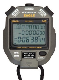 ACCUSPLIT AE625M35 - 30 Memory Stopwatch With Large 3 Line Display