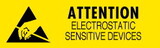 De Leone ASC056 Labels, Attention Electrostatic Sensitive Devices, 3/8