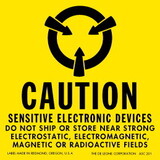 De Leone ASC201 Labels, Caution - Sensitive Electronic Devices Do Not Ship Or Store, 2