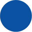 De Leone Labels, Round Circle Blue, 1½