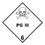 De Leone HML401 Labels, Poisonous &Amp; Infectious Substances - Pg Iii - Class 6, 4" x 4", Price/500 /roll