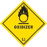 De Leone HML410 Labels, Oxidizer - Class 5.1, 4