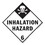 De Leone HML412 Labels, Inhalation Hazard - Class 6, 4" x 4", Price/500 /roll