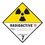 De Leone HML-417 4" x 4" Radioactive II 7, Label, Price/500 /roll