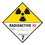 De Leone HML-418 4" x 4" Radioactive III 7, Label, Price/500 /roll