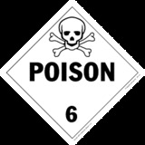 De Leone Labels, Poison - Class 6, 10¾