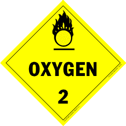 De Leone Labels, Oxygen - Class 2, 10&#190;" x 10&#190;" (tagboard)