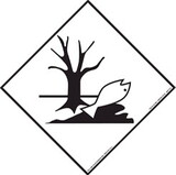 De Leone HMP402 Labels, Environmentally Hazardous - (Marine Pollutant), 10¾