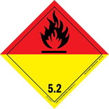 De Leone IATA406 Labels, Organic Peroxide - 5.2, 4