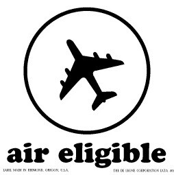 De Leone IATA501 Labels, Air Eligible, 4" x 4" (vinyl)