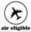 De Leone IATA501 Labels, Air Eligible, 4" x 4" (vinyl), Price/500 /roll