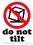 De Leone IPM321 Labels, Do Not Tilt - (International), 3" x 4", Price/500 /roll