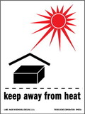 De Leone IPM326 Labels, Keep Away From Heat - (International), 3
