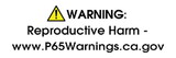 De Leone PROP102 Lables, California Proposition 65 Warning: Reproductive Harm, 1/2