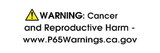 De Leone PROP303 Lables, California Proposition 65 Warning: Cancer And Reproductive Harm, 1" x 3"