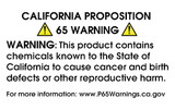 De Leone PROP304 Lables, California Proposition 65 Warning, 1 1/2" x 2 3/8"