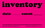 De Leone QCL206 Labels, Inventory Date ---------------Count-----------------, 2&#189;" x 4" fluorescent pink, Price/500 /roll