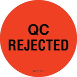 De Leone QCL211 Lables, Qc Rejected, 2