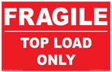 De Leone SCL1103 Labels, Fragile - Top Load Only, 5½