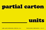 De Leone SCL213 Labels, Partial Carton------------------------ Units, 2