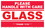 De Leone SCL259 Labels, Please Handle With Care - Glass - Thank You, 2&#189;" x 4", Price/500 /roll