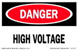 De Leone SCL517 Labels, Danger - High Voltage, 2